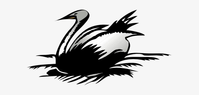 Resting Swan Png Clip Art, transparent png download