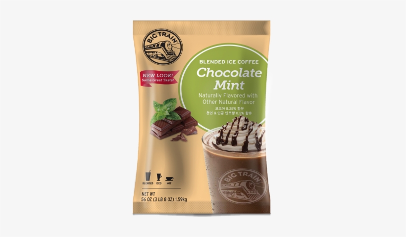 Big Train Blended Ice Coffee 3.5 Lb Bag - Heath Mocha, transparent png download