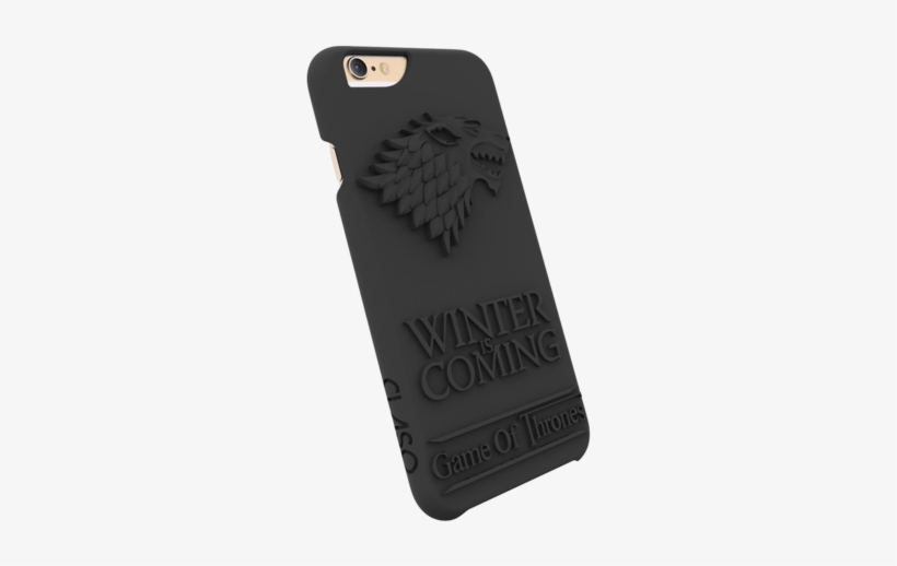Midnight Black Winter Is Coming Case For Iphone 6 Gold - Iphone, transparent png download