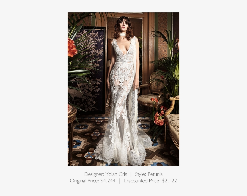 Yolan Cris Petunia - Yolan Cris Edril Weeding Dress, transparent png download