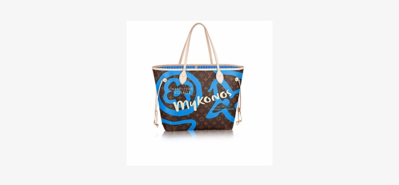 M40998 Louis Vuitton Premium Mykonos Monogram Canvas - Louis Vuitton Neverfull Hawaii, transparent png download
