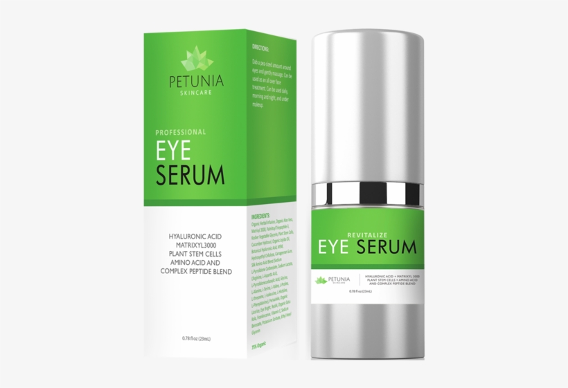 Petunia Revitalize Eye Serum - Revitalize Eye Serum - For Dark Circles, Puffiness,, transparent png download