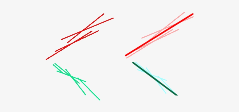 Assuming I Have A Group Of Lines Segments Like The - Approximation Line Opencv, transparent png download