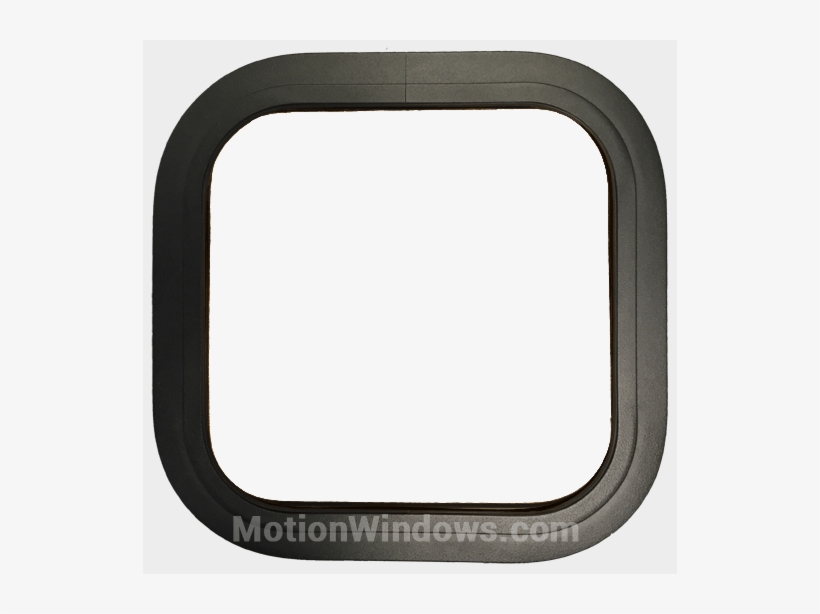 Black Powder Coat Frame - Window, transparent png download