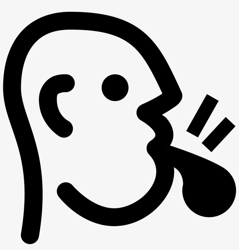 This Is An Image Of The Profile Of A Human Head Facing - Referee Icon Png, transparent png download