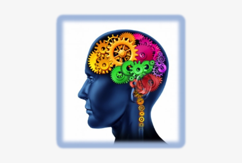 Silhouette Of Human Head With Gears In Brain - Bajo Las Ruedas [book], transparent png download