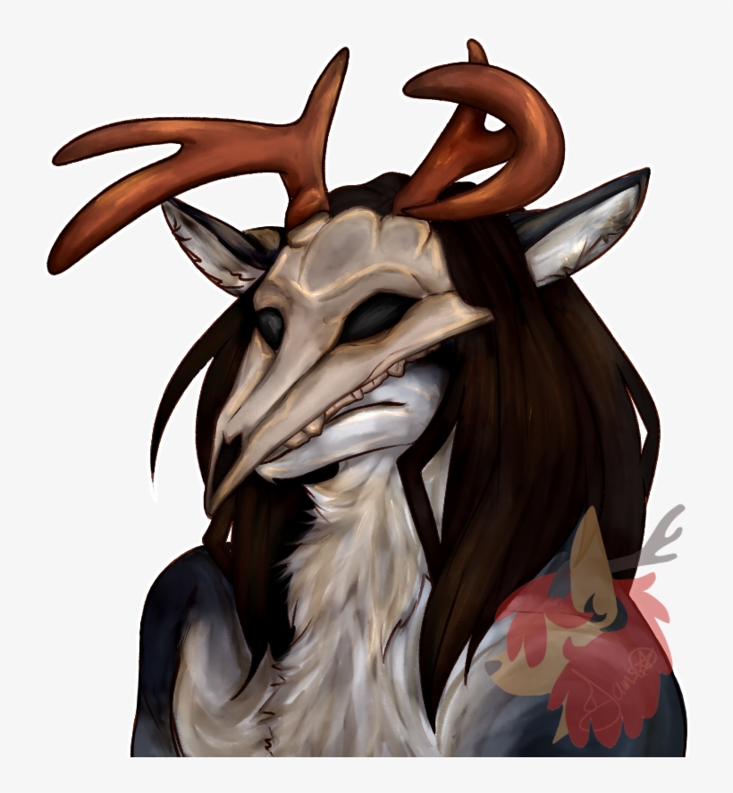 Skull As Head - Illustration, transparent png download