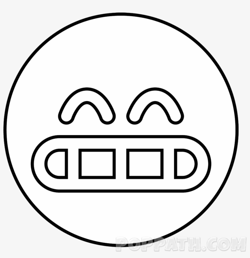 As For Most The Of The Emoji's Face, This Once Can - Drawing, transparent png download