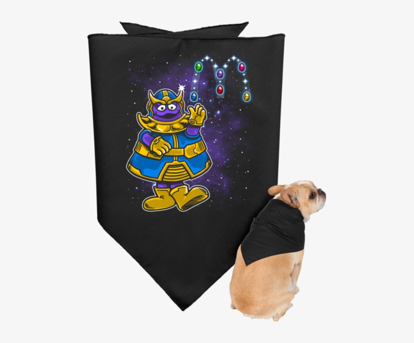 Grimace Doggie Bandana - My First Halloween Pet Bandana - Black/orange, transparent png download