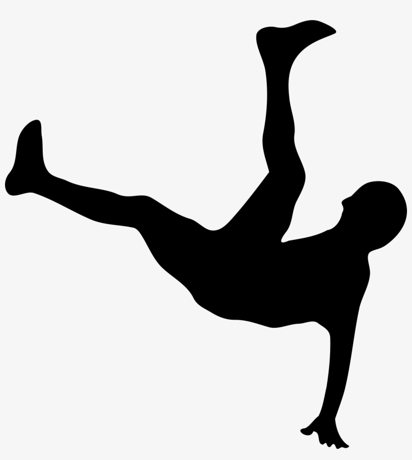 Soccer Kick Messi Clipart Panda - Bicycle Kick Png, transparent png download