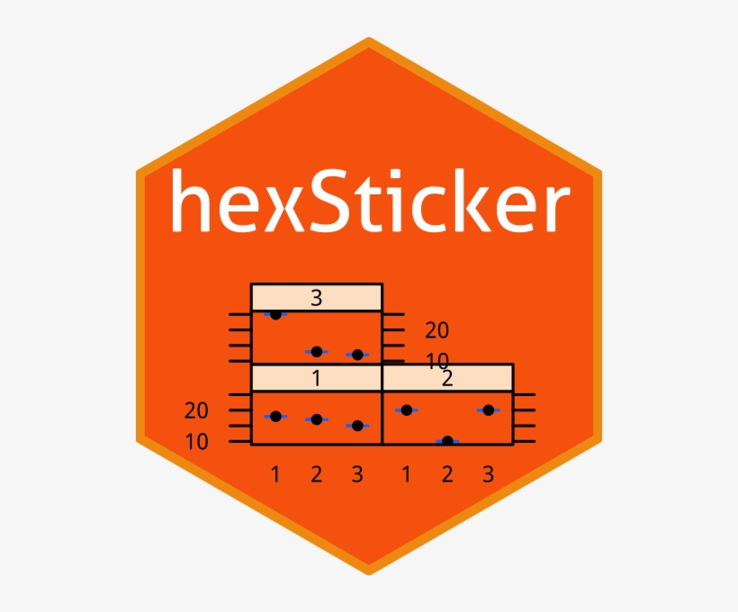 Package="hexsticker\ - Sticker, transparent png download