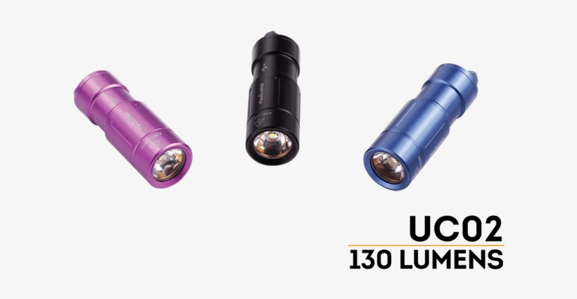 Fenix Uc02 Rechargeable Led Keychain Light - Fenix Uc02 Rechargeable Keychain Flashlight-blue, transparent png download