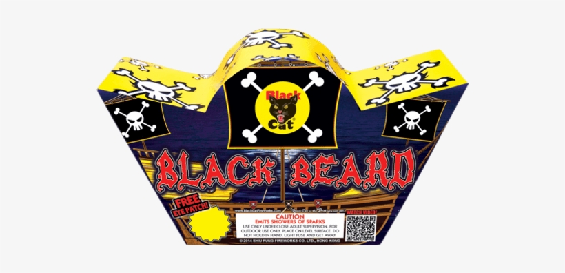 Black Beard 500g - Black Cat Fireworks, transparent png download