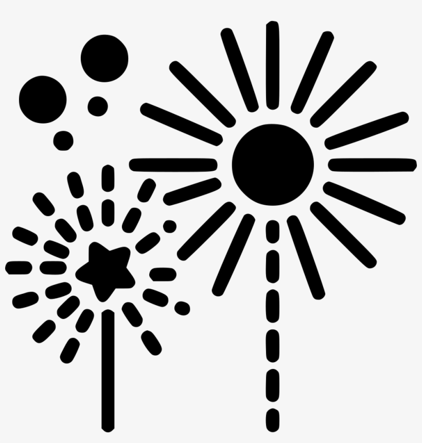 Fireworks Comments - 烟花 卡通, transparent png download