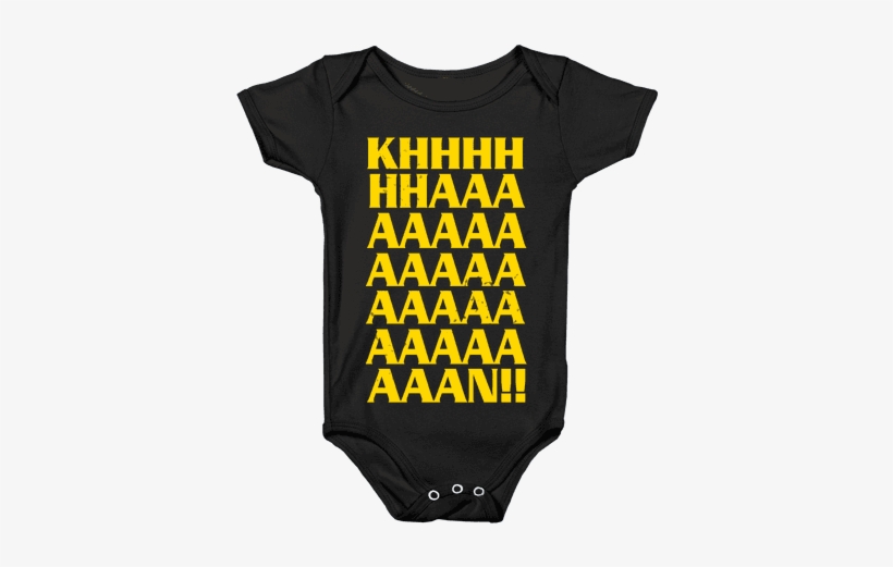 Khaaaaaaaaaaaan Baby Onesy - Star Trek Baby Cloth, transparent png download