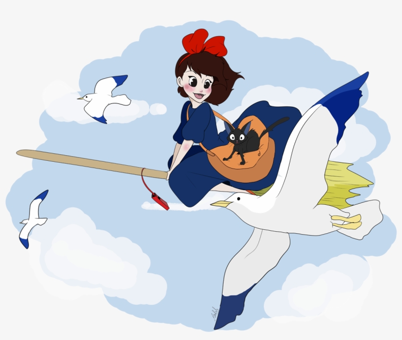 Some More Fan Art, This Time Of Kiki's Delivery Service - Art, transparent png download