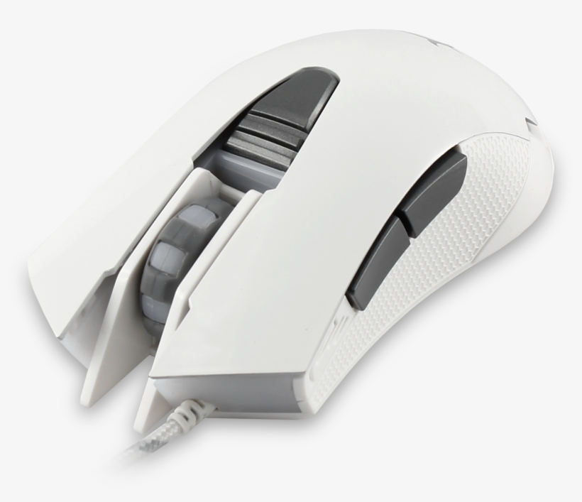 Miš Gm-1603 Genghis Khan Bijeli / 4800 Dpi - Computer Mouse, transparent png download