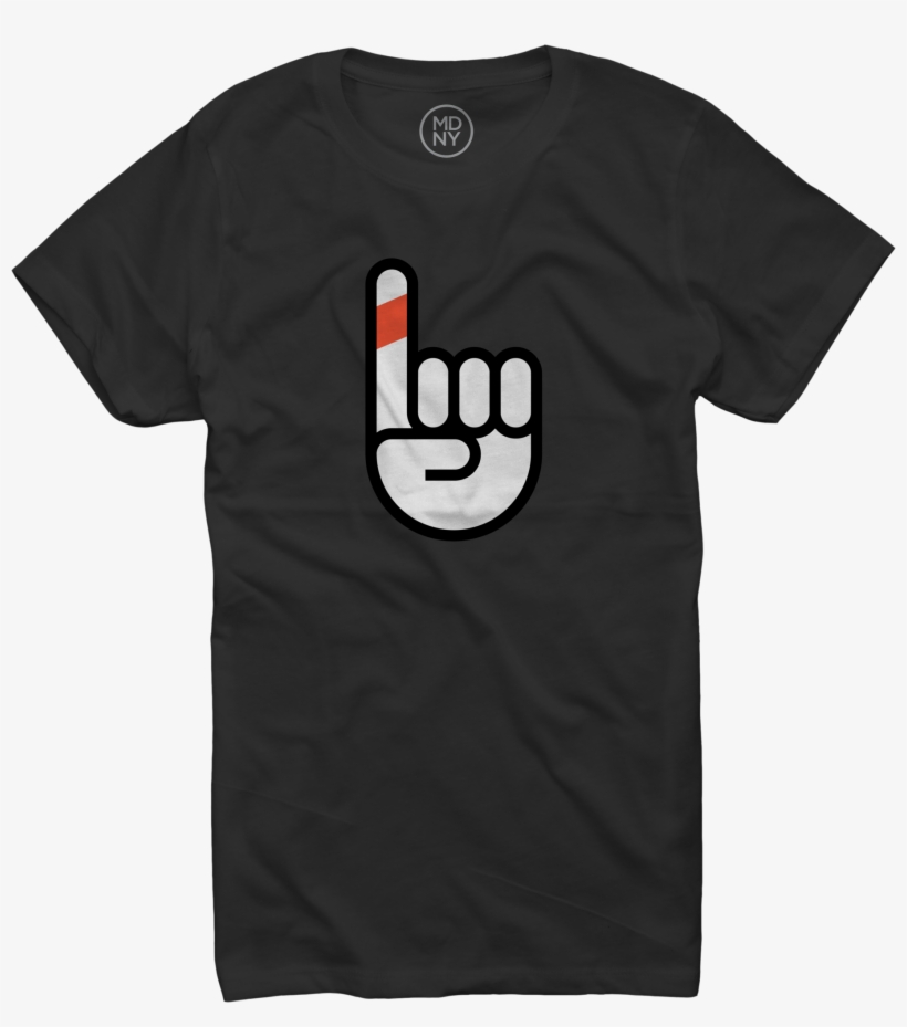 Splinter Finger On Women's Black T-shirt $22 - Öcher Mäddche, transparent png download