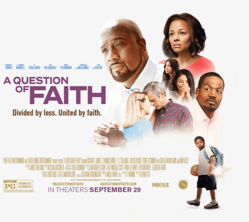 Pure Flix's “a Question Of Faith,” The First Feature - Question Of Faith, transparent png download
