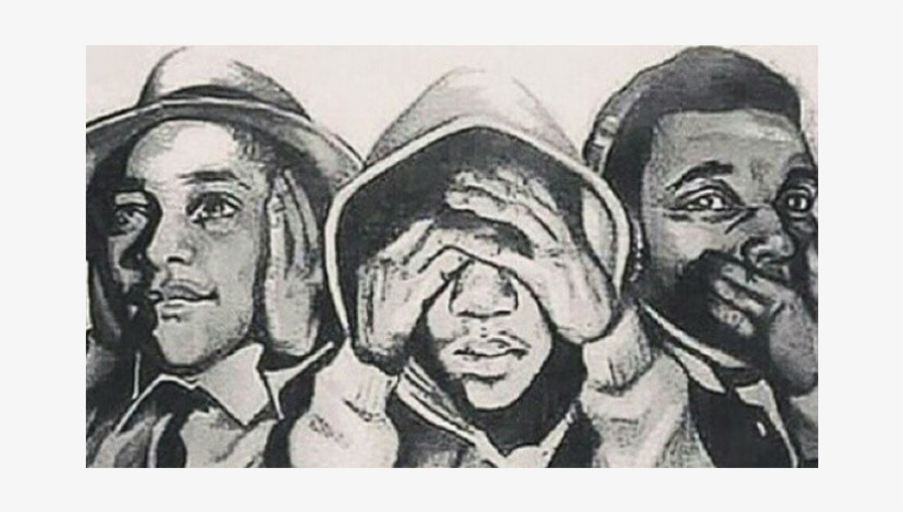 Black Lives - Hear No Evil See No Evil Speak No Evil Black People, transparent png download
