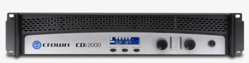 Two-channel, 800w @ 4ω, 70v/140v Power Amplifier - Amplificador Crown Cdi 2000, transparent png download