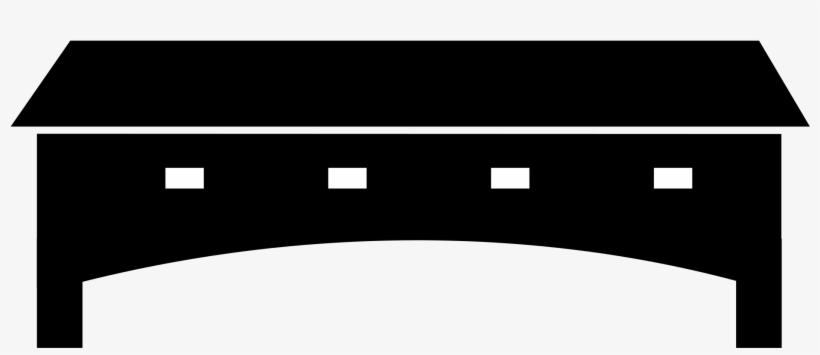 Open - Covered Bridge Icon Png, transparent png download