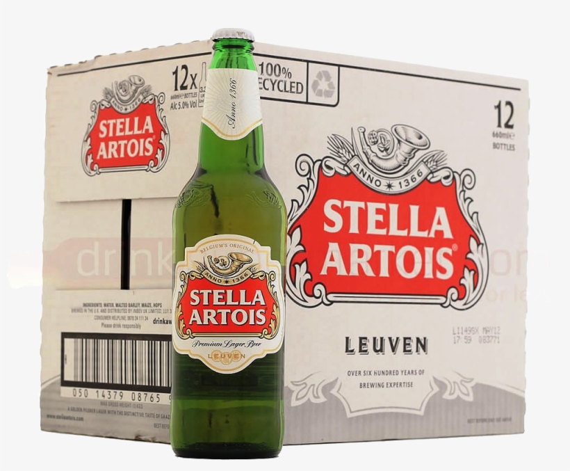 Zoom - Stella Artois Lager - 11.2 Fl Oz Bottle, transparent png download