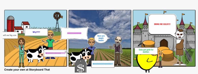 Jack And Beanstalk - Cartoon, transparent png download