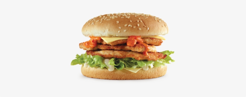 Triple Fillet With Chilli - Oporto Bondi Burger, transparent png download