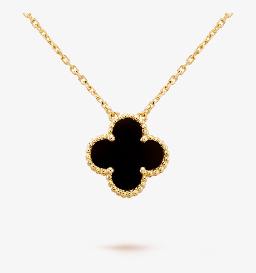 Van Cleef Alhambra Necklace Green, transparent png download