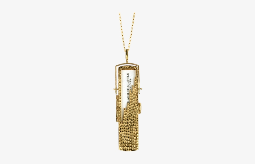 <<vermeil - Fortune & Frame - Jagged Fortune Locket Necklace, transparent png download