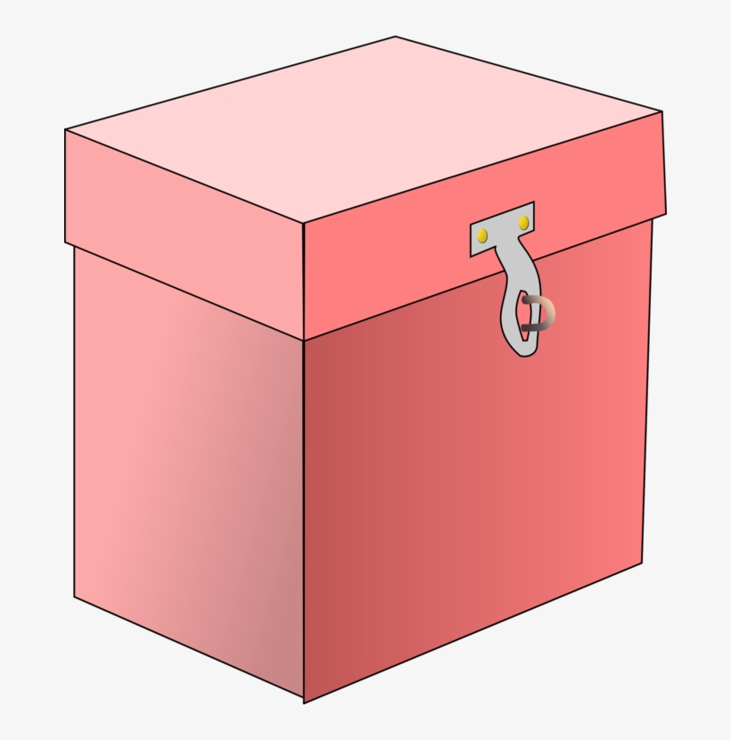 Pink Box Svg Clip Arts 540 X 599 Px, transparent png download