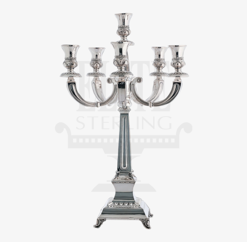 Close Supra Silver Candelabra 6 Light - Silver Candelabra Png, transparent png download