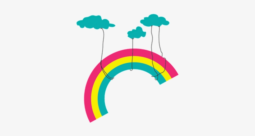 Powered By - Rainbow, transparent png download