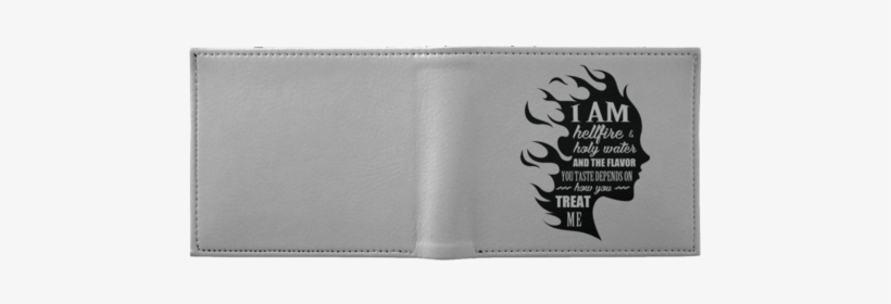 I Am Both Hellfire And Holy Water Wallet - She Is Both Hellfire And Holy Water, transparent png download