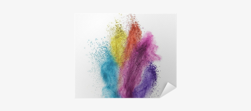 Color Powder Explosion Isolated On White Poster • Pixers® - Book Of G.l.a.m.: Finding Your Soul, transparent png download