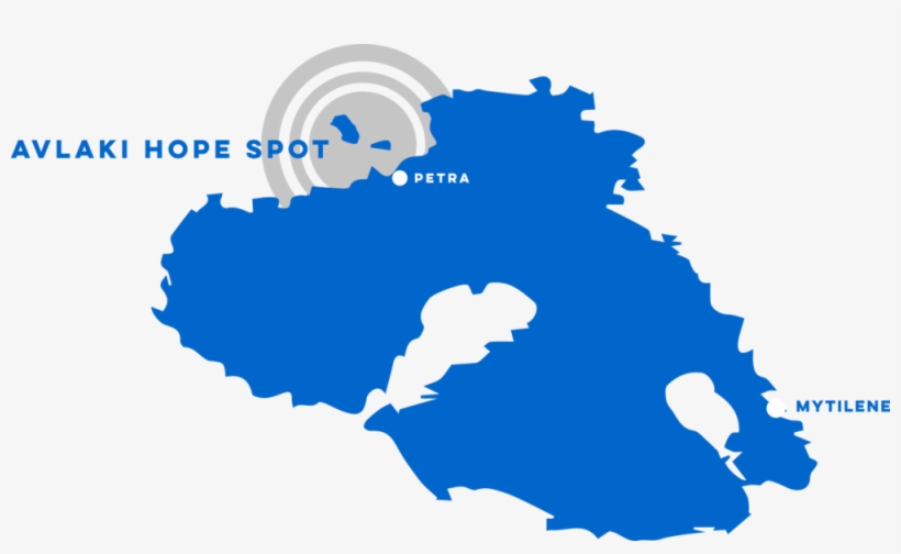 Map Hope Spot - Lesvos Vector, transparent png download