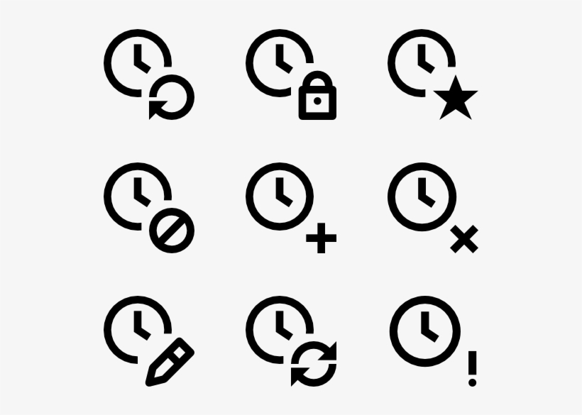 Time - Select Icon, transparent png download