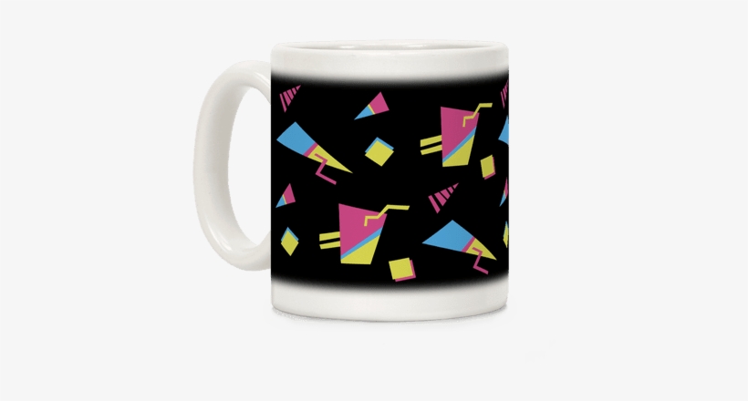 Black 80s/90s Pattern - Mug, transparent png download