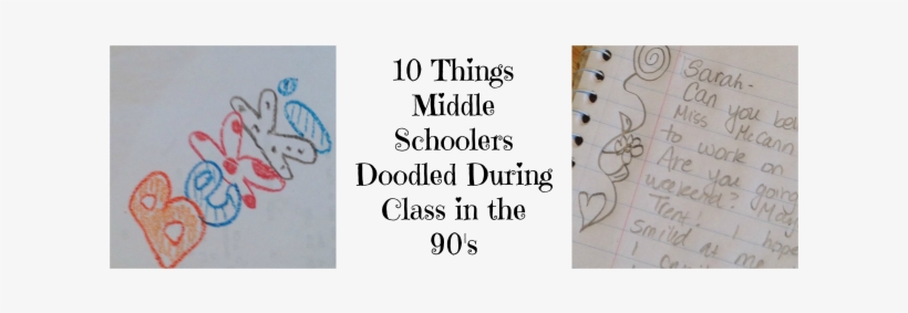 10 Things Middle Schoolers Doodled During Class In - My Doodle Diary: Art Journal [book], transparent png download