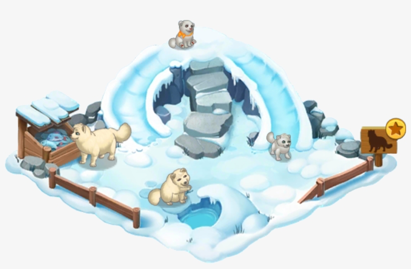 Arctic Fox Enclosure - Arctic Fox Zoo Enclosure, transparent png download