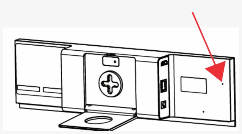 Realpresence Debut System Restore Button - Diagram, transparent png download