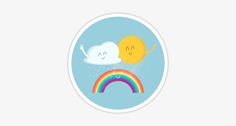 Rainbow Family Sticker By Cartoon Being - Die Familien-niedlicher Cartoon-gewundenes Spiral Notizblock, transparent png download