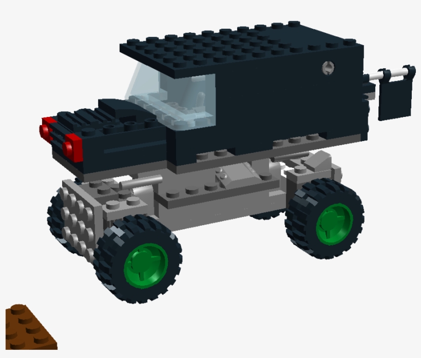 Lego Monster Truck Grave Digger - Monstertruck Lego, transparent png download