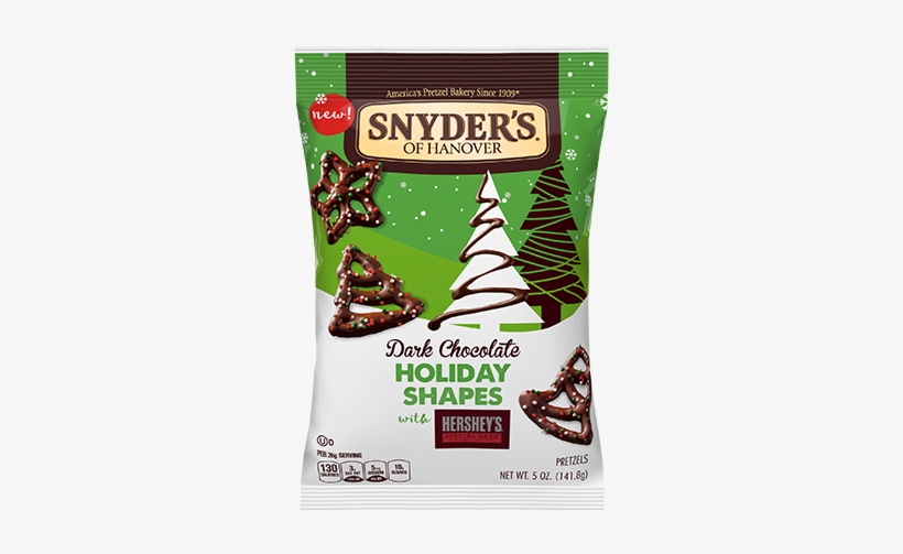 Dark Chocolate Holiday Shapes - Snyders Holiday Shapes, transparent png download