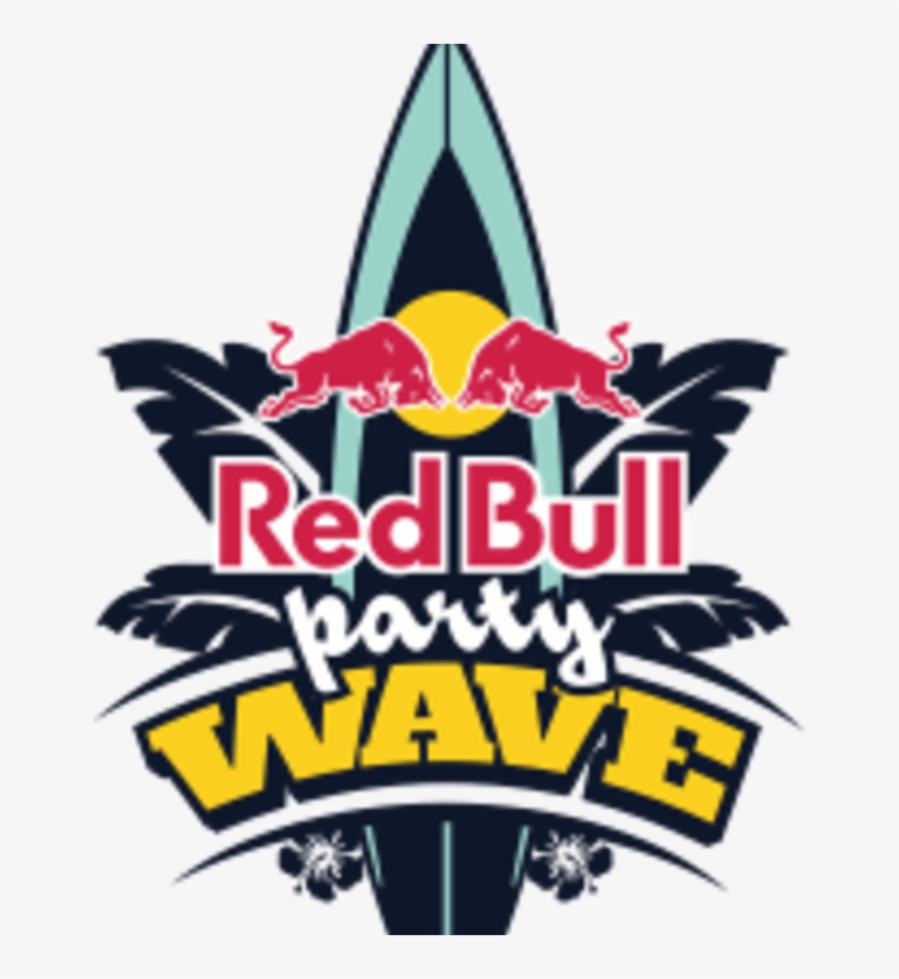 Party Wave Logo - Red Bull Party Wave, transparent png download