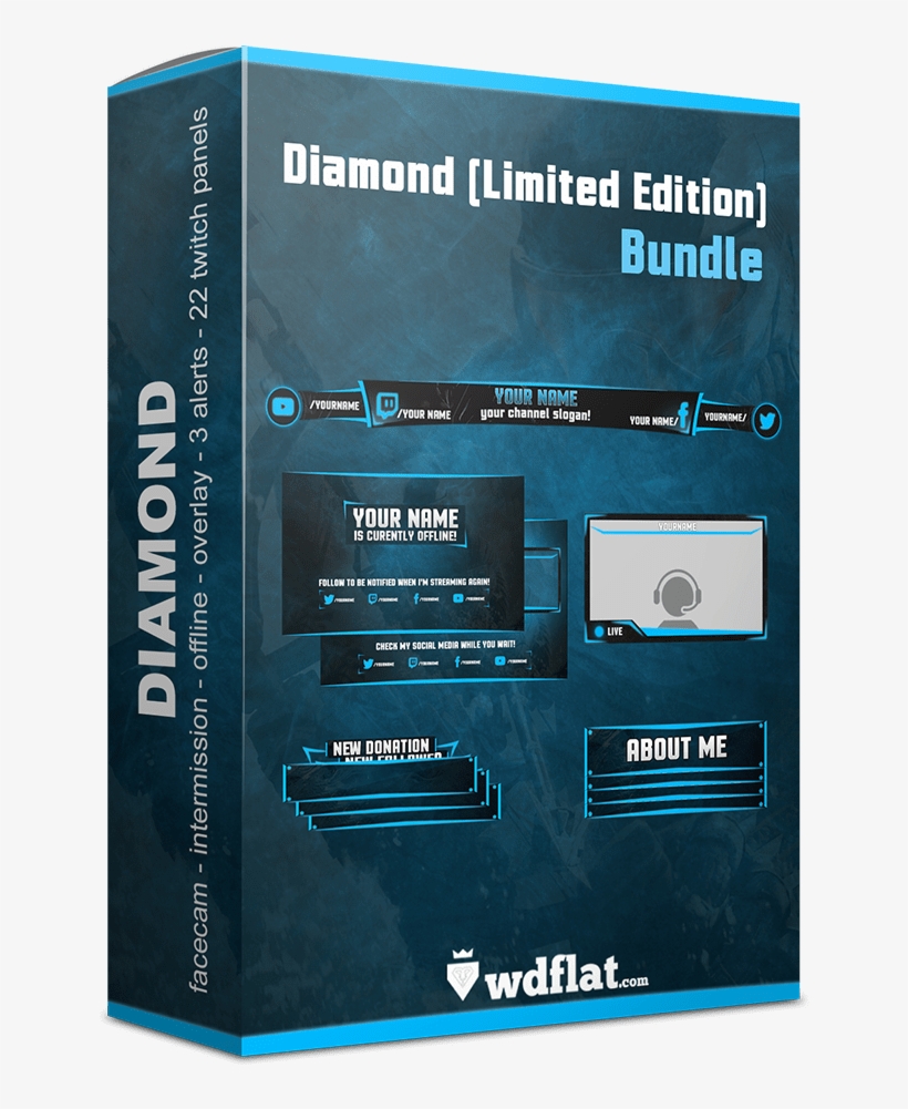 Diamond Wdflat - Twitch.tv, transparent png download