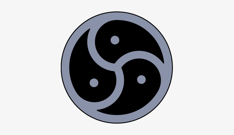 Triskelion Points Black - Triskele Bdsm, transparent png download