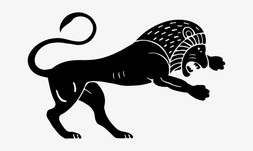 Lion Silhouette Png, transparent png download