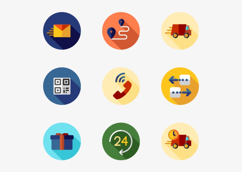 Shipping And Delivey - Trip Icons, transparent png download